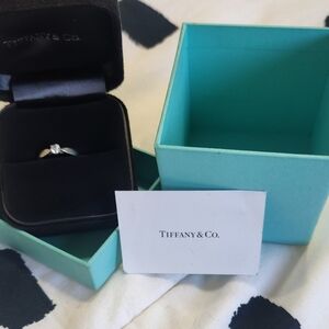 Tiffany & Co. Platinum Diamond Engagement ring.